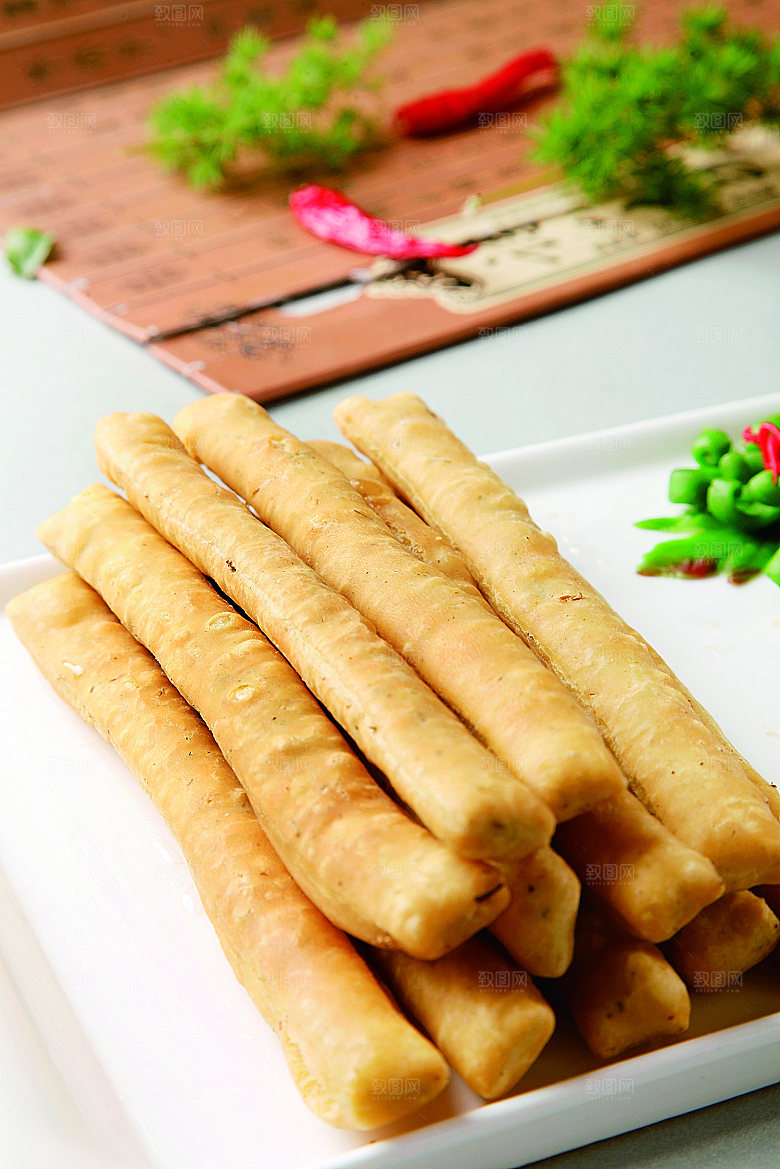 蔬菜小油条餐饮高清图片素材