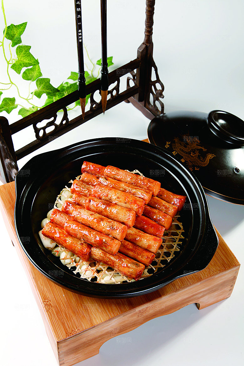 砂锅山药 餐饮高清图片素材