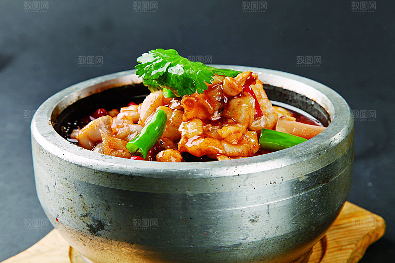 石锅口味牛肉餐饮高清图片素材