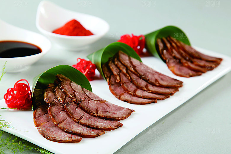 私房拌牛肉 餐饮高清图片素材