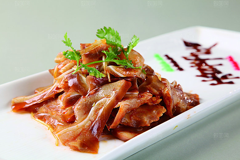 私房猪耳餐饮高清图片素材