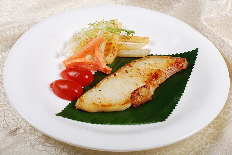 碳烤鳕餐饮高清图片素材