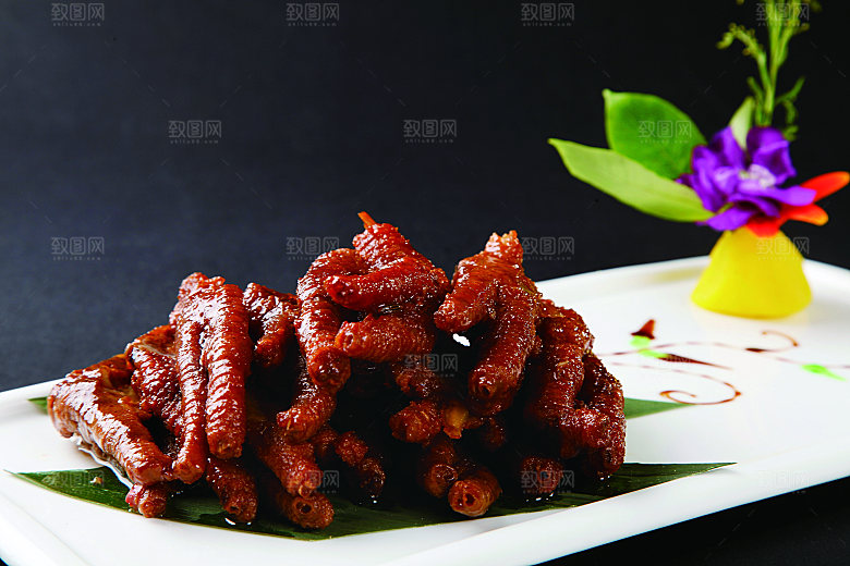 香辣凤爪餐饮高清图片素材