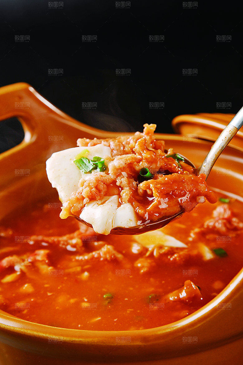 豆花牛肉餐饮高清图片素材