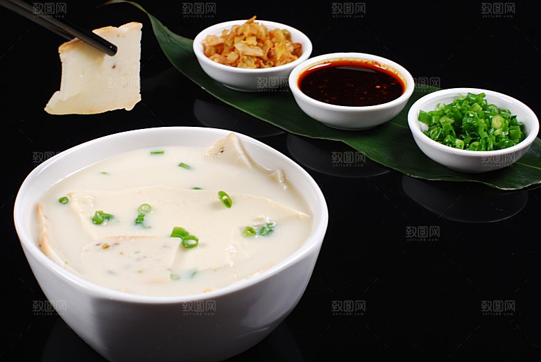 豆花泡餐饮高清图片素材