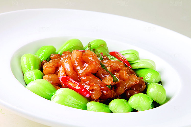 香辣牛蹄筋餐饮高清图片素材