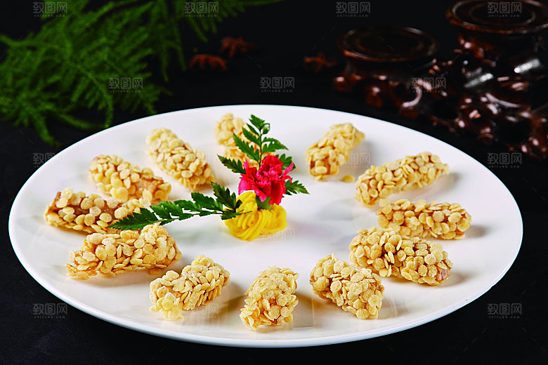 香芋黄金餐饮高清图片素材
