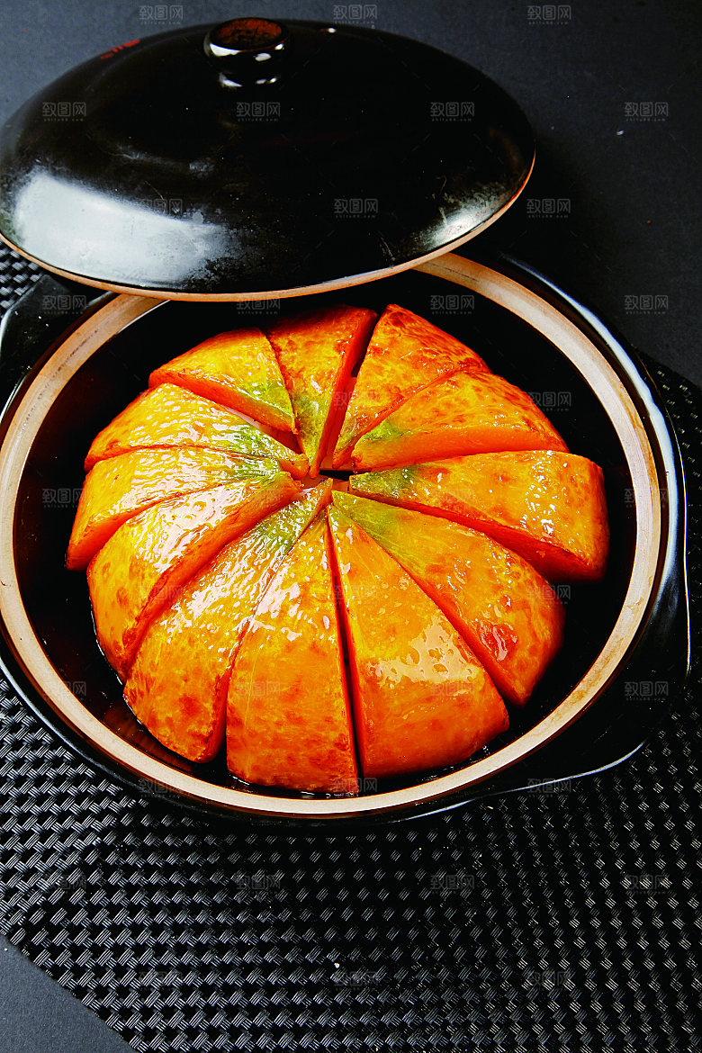 香芋烤金餐饮高清图片素材