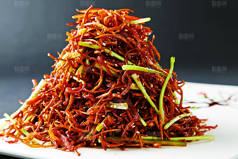 鲍菇猪颈餐饮高清图片素材