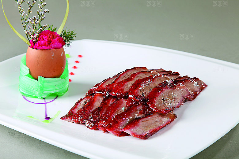 蜜汁叉烧餐饮高清图片素材