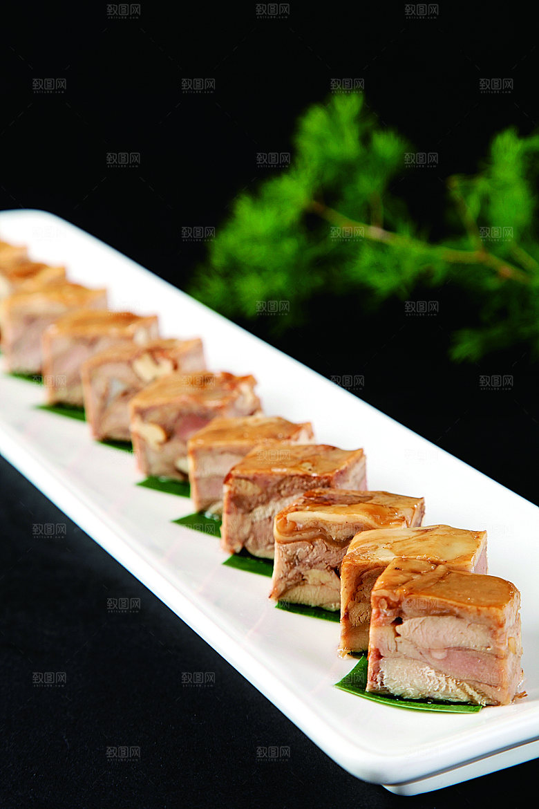 鸡柳核桃肉餐饮高清图片素材