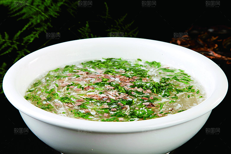 西湖牛肉羹餐饮高清图片素材