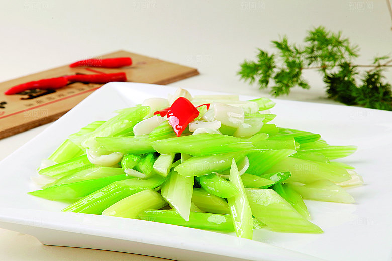 西芹百合餐饮高清图片素材