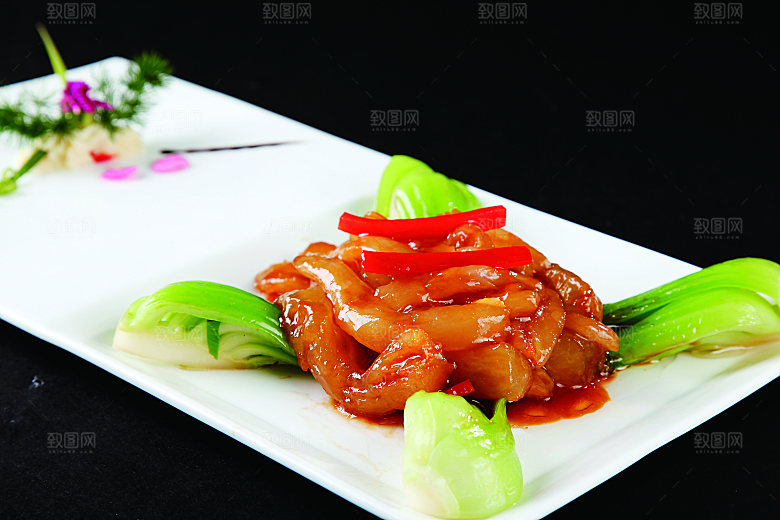 虾酱鹿筋餐饮高清图片素材
