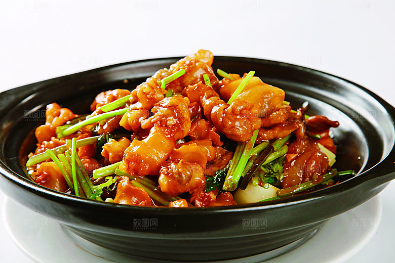 虾酱王花腩爆螺肉餐饮高清图片素材
