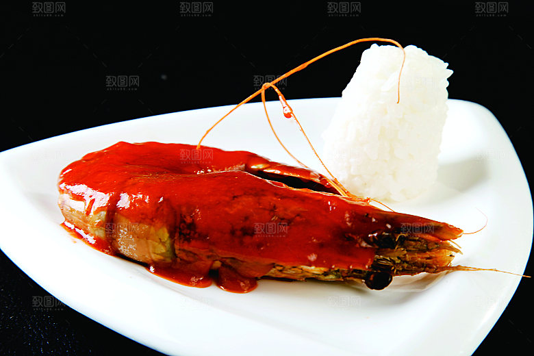 鲜虾青瓜烙餐饮高清图片素材