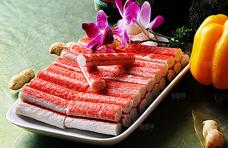 蟹足餐饮高清图片素材