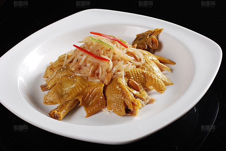 蜇皮手撕餐饮高清图片素材