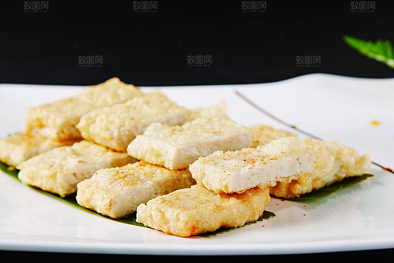 鱼松老磨豆腐餐饮高清图片素材