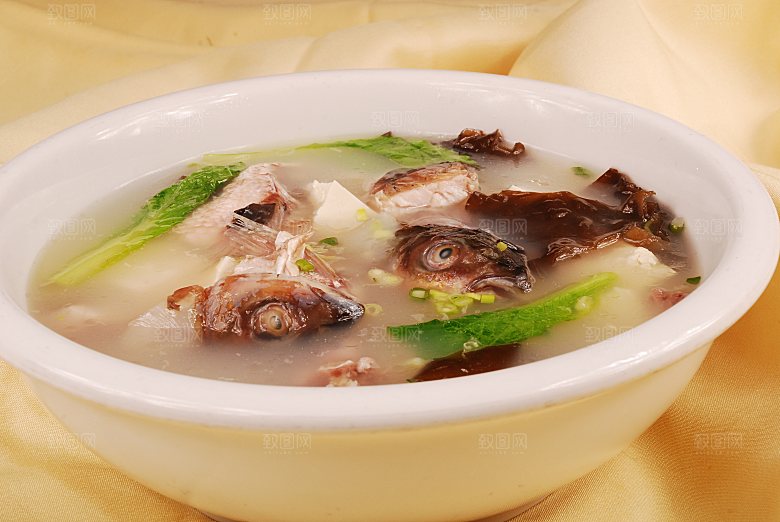 鱼头豆腐餐饮高清图片素材