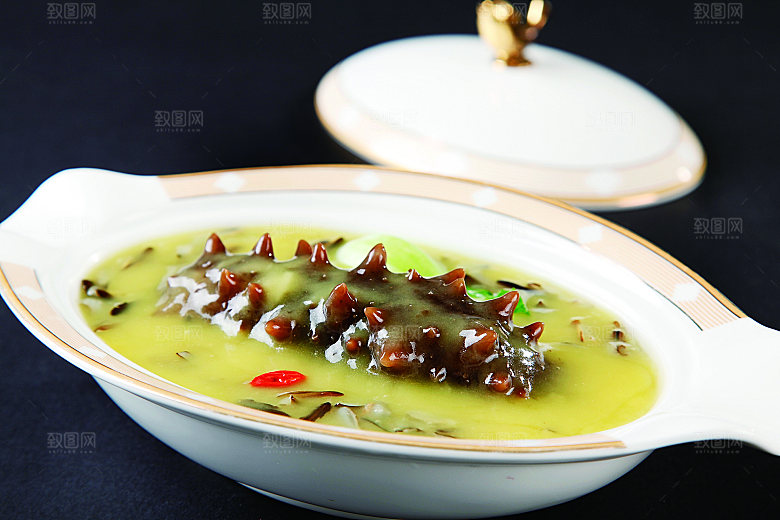 黑米辽参餐饮高清图片素材