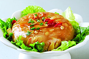 黄豆猪手冻餐饮高清图片素材