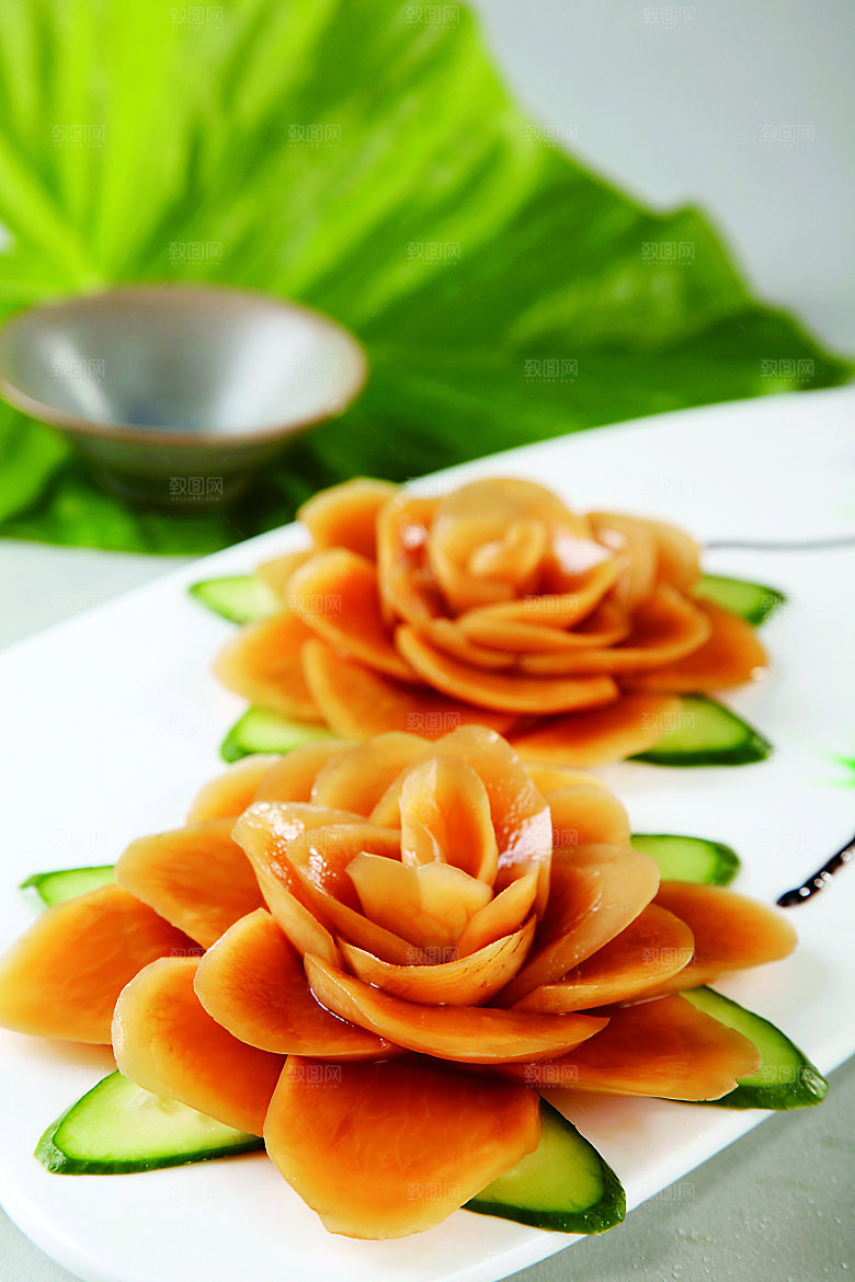 酱香沙律泡萝卜餐饮高清图片素材