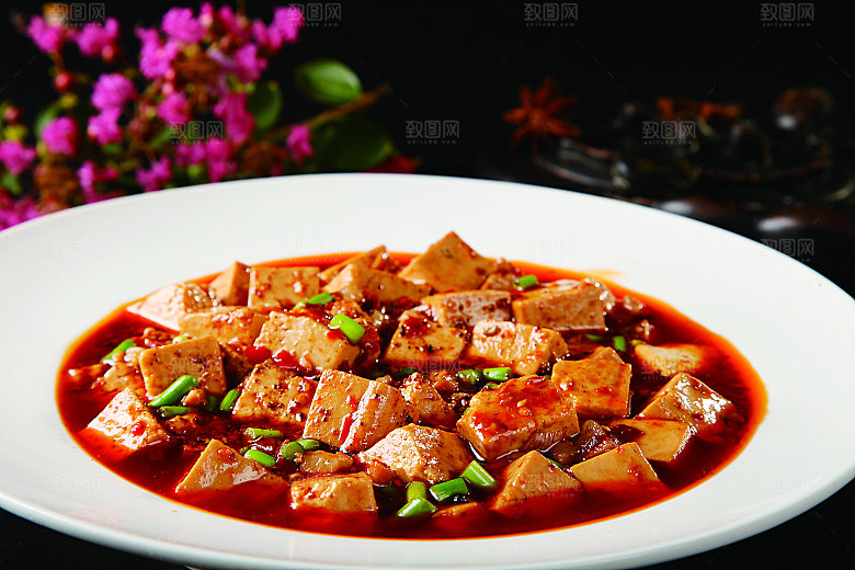 麻辣豆腐餐饮高清图片素材