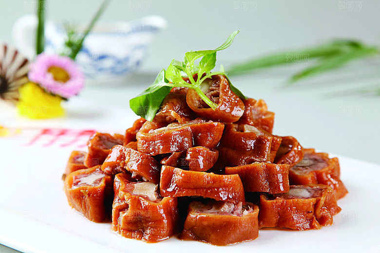 酥骨猪尾餐饮高清图片素材