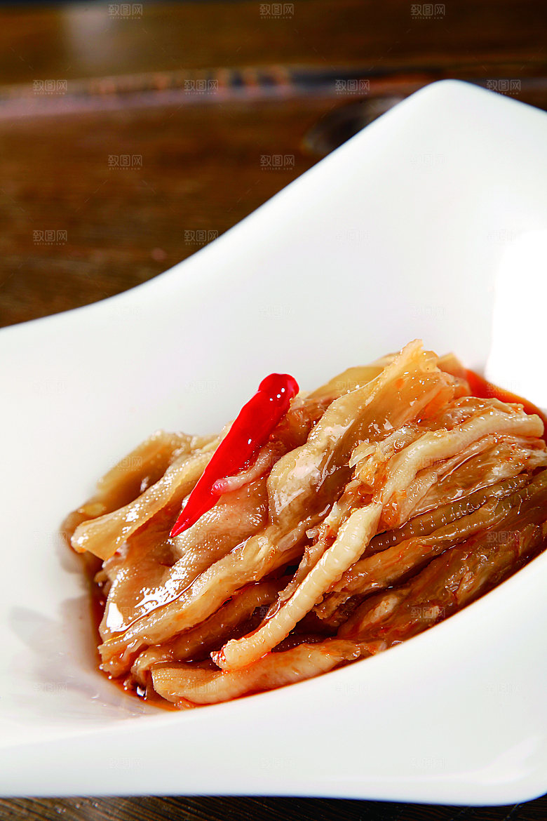 麻辣鸭掌餐饮高清图片素材
