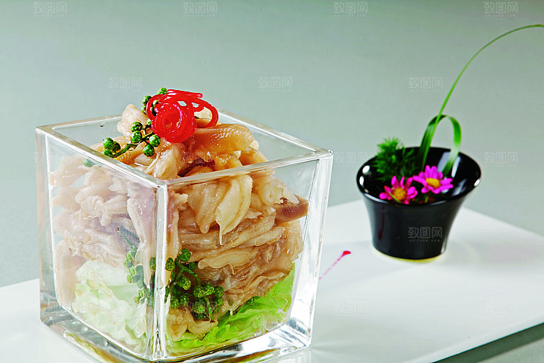 麻油鲜鸭掌餐饮高清图片素材