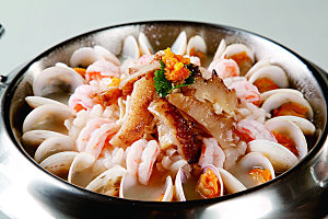 酸汤烩海皇餐饮高清图片素材