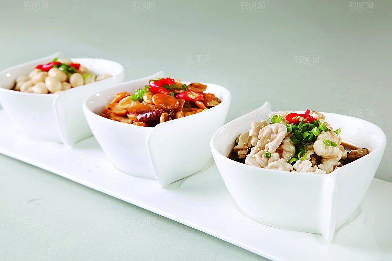 醋爽三宝餐饮高清图片素材
