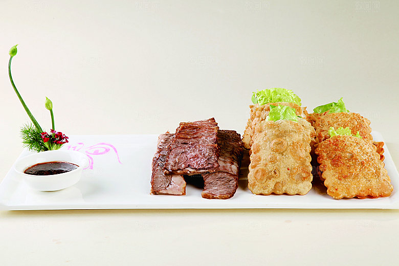金口牛排餐饮高清图片素材