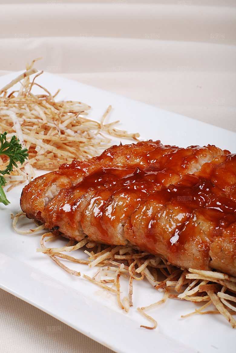 金牌吊烧鳗餐饮高清图片素材
