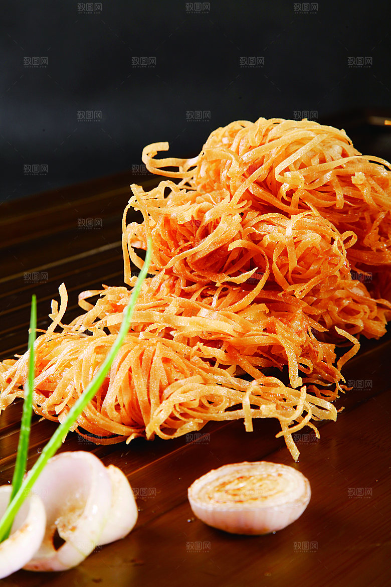 金丝灌汤虾球餐饮高清图片素材