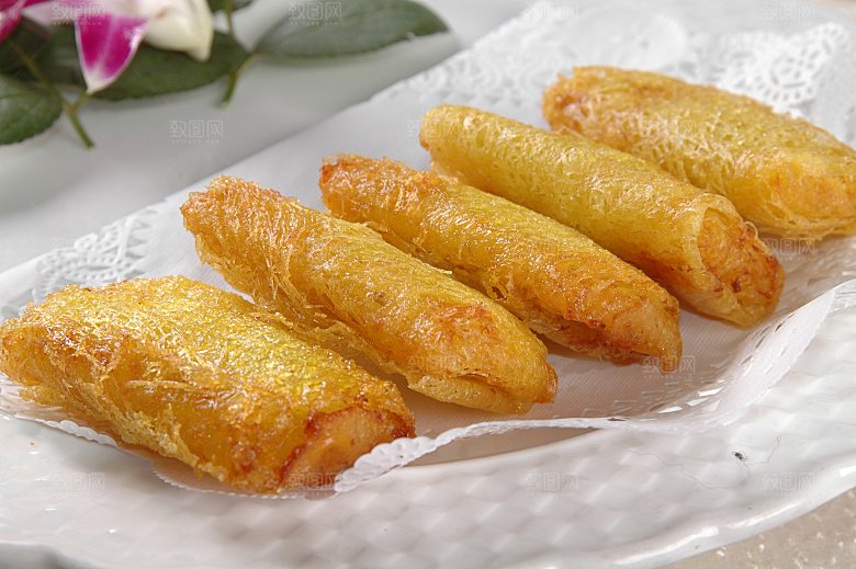 金丝鲜贝餐饮高清图片素材