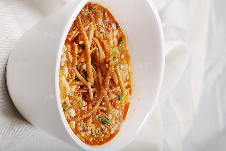 酸辣豆花高清图片设计素材