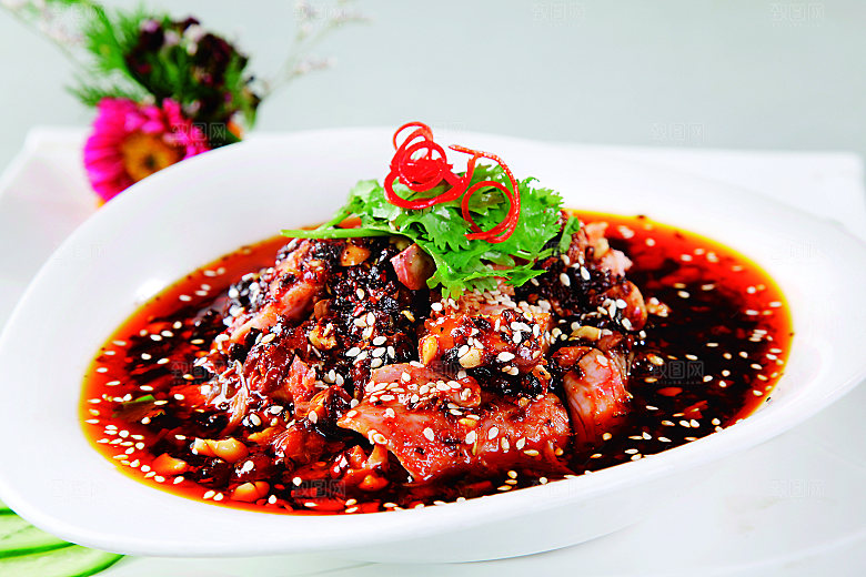 重庆跳水兔餐饮高清图片素材