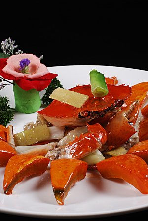 金瓜焗肉餐饮高清图片素材