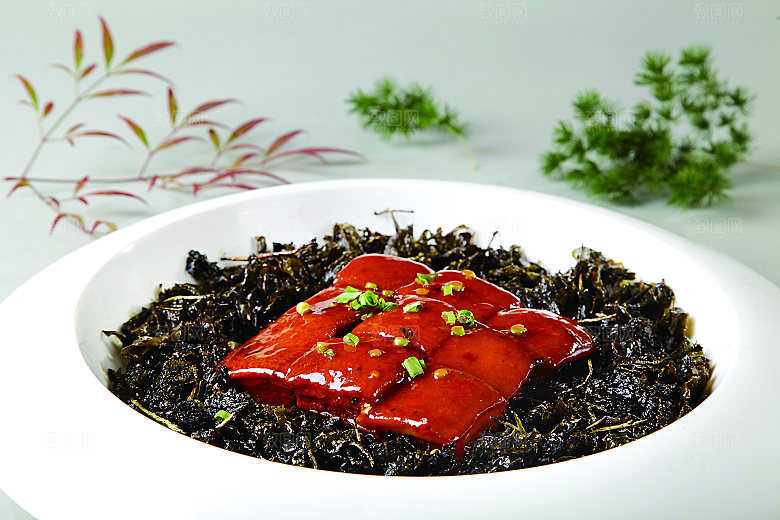 金牌茶香肉餐饮高清图片素材