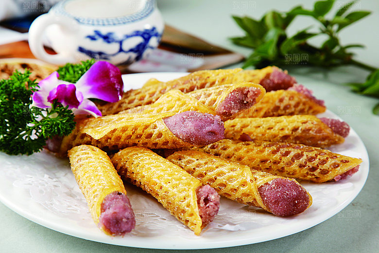 金玉紫薯餐饮高清图片素材
