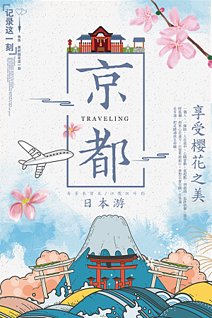 京都旅行宣传海报