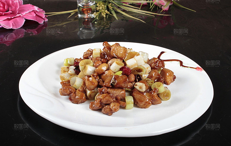 宫爆鸡丁高清图片设计素材