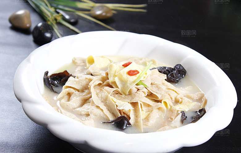 井冈山豆皮餐饮菜谱菜品高清图片素材