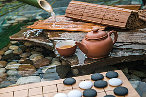 中式复古茶具茶饮
