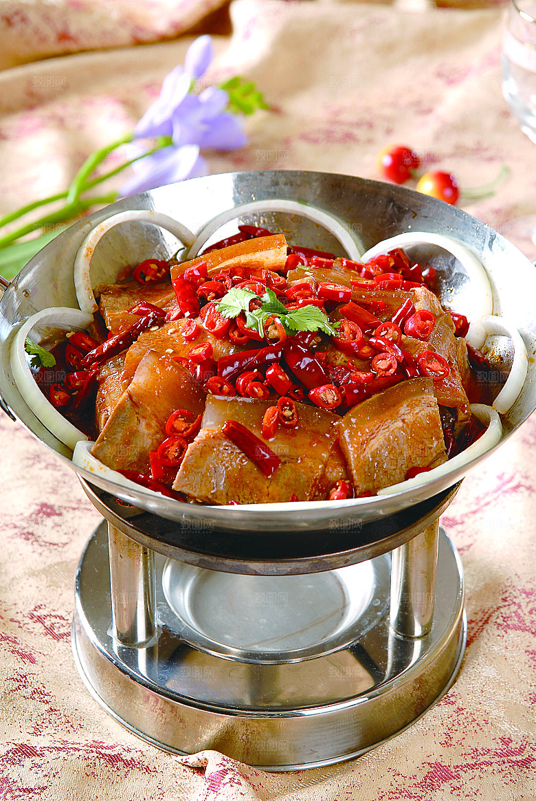 高清美食菜品菜谱干锅牛肉JPG图片素材