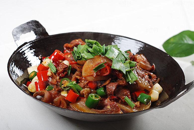 高清美食菜品菜谱干锅牛肉JPG图片
