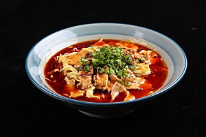 高清美食菜品菜谱水煮肉片JPG图片素材