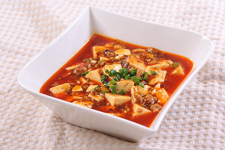 高清美食菜品菜谱麻婆豆腐JPG图片素材